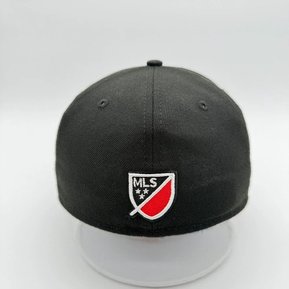 D.C. United‎ MLS Soccer New Era 59FIFTY Fitted Cap Hat size 7 Black Washington
